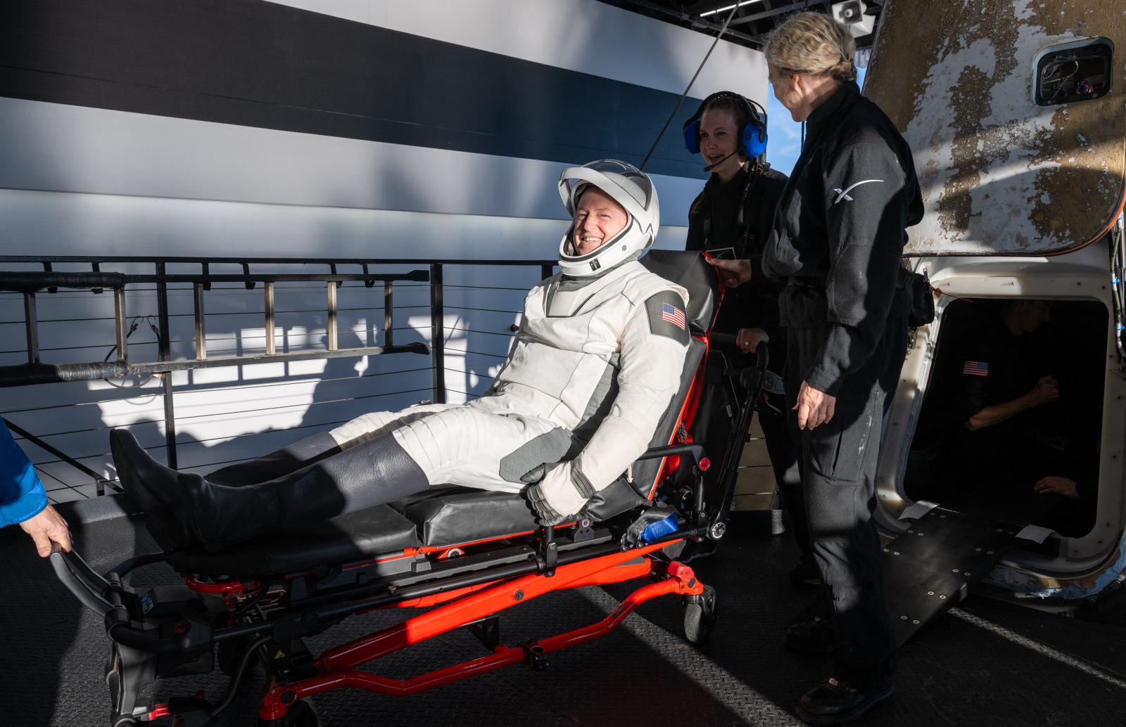 Butch Wilmore, miután visszaérkezett a Földre a SpaceX űregységében