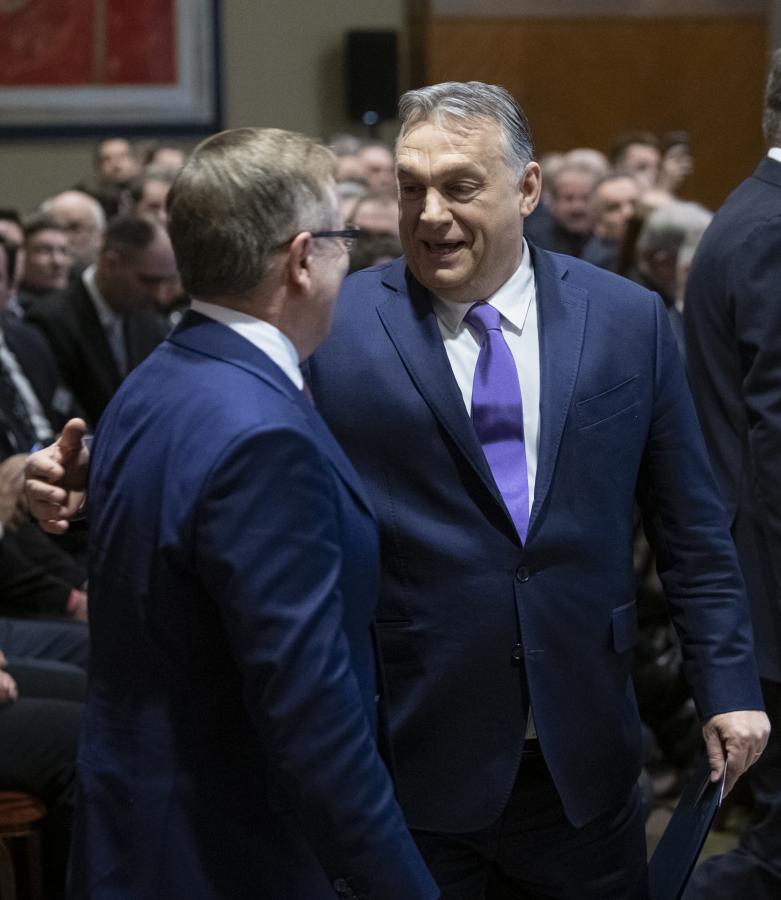 Orbán Viktor és Matolcsy György, amikor még megvolt a bizalom