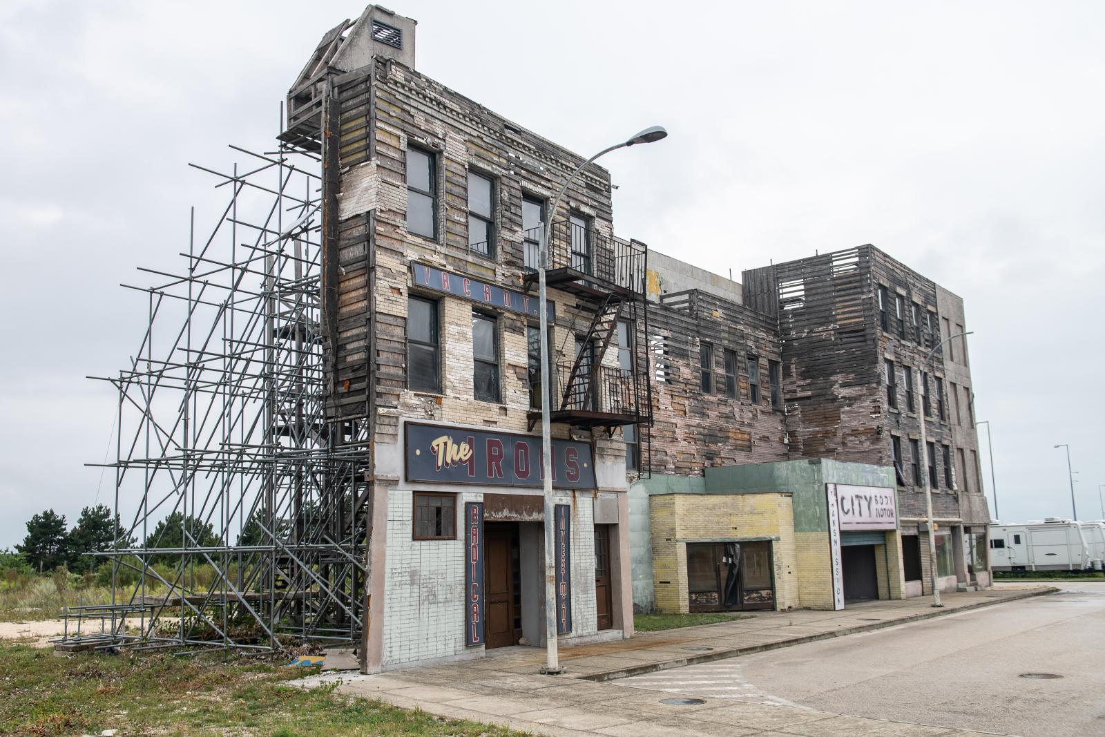 Díszlet az etyeki Korda Filmstúdióban