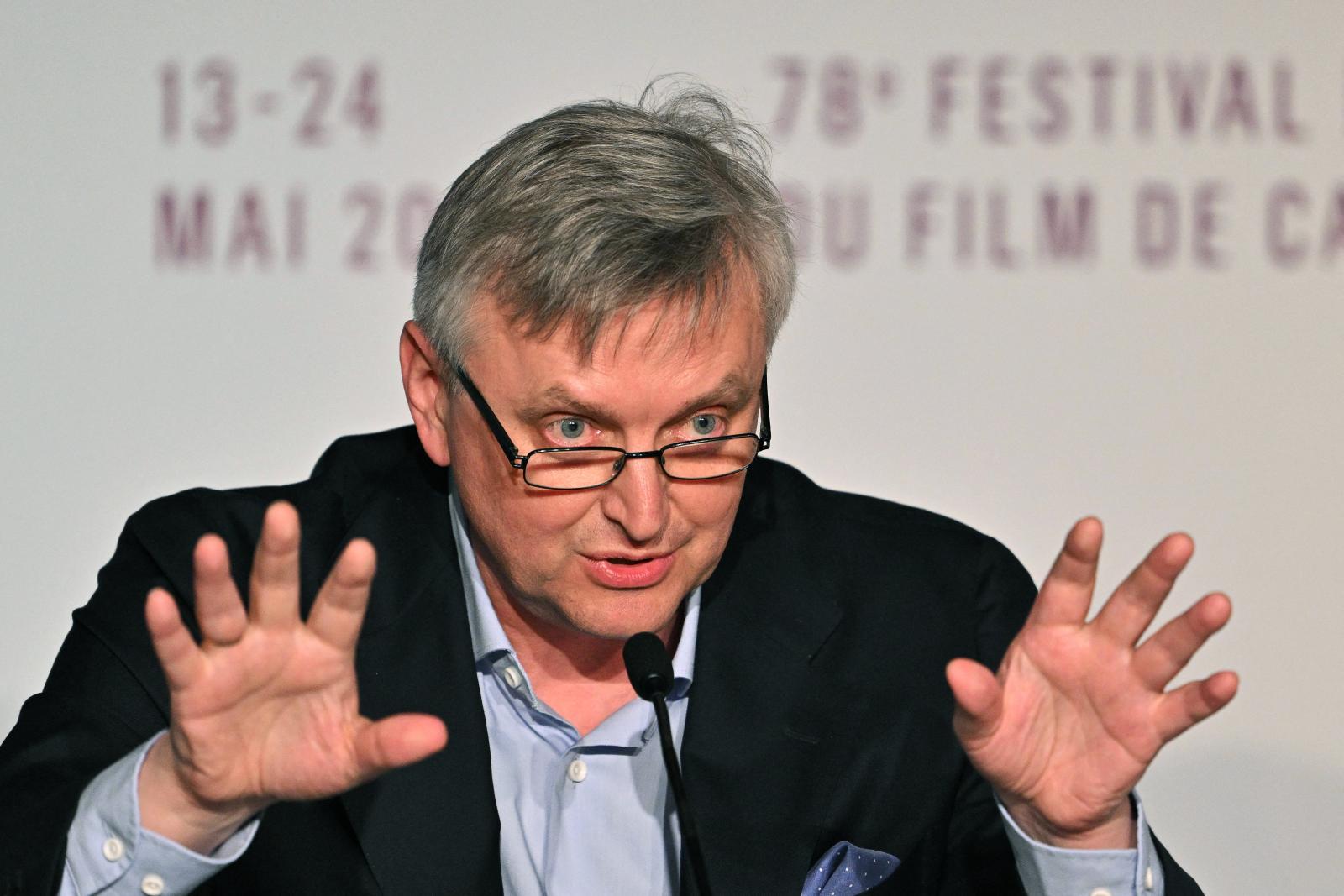Szergej Loznyica Cannes-ban május 15-én 