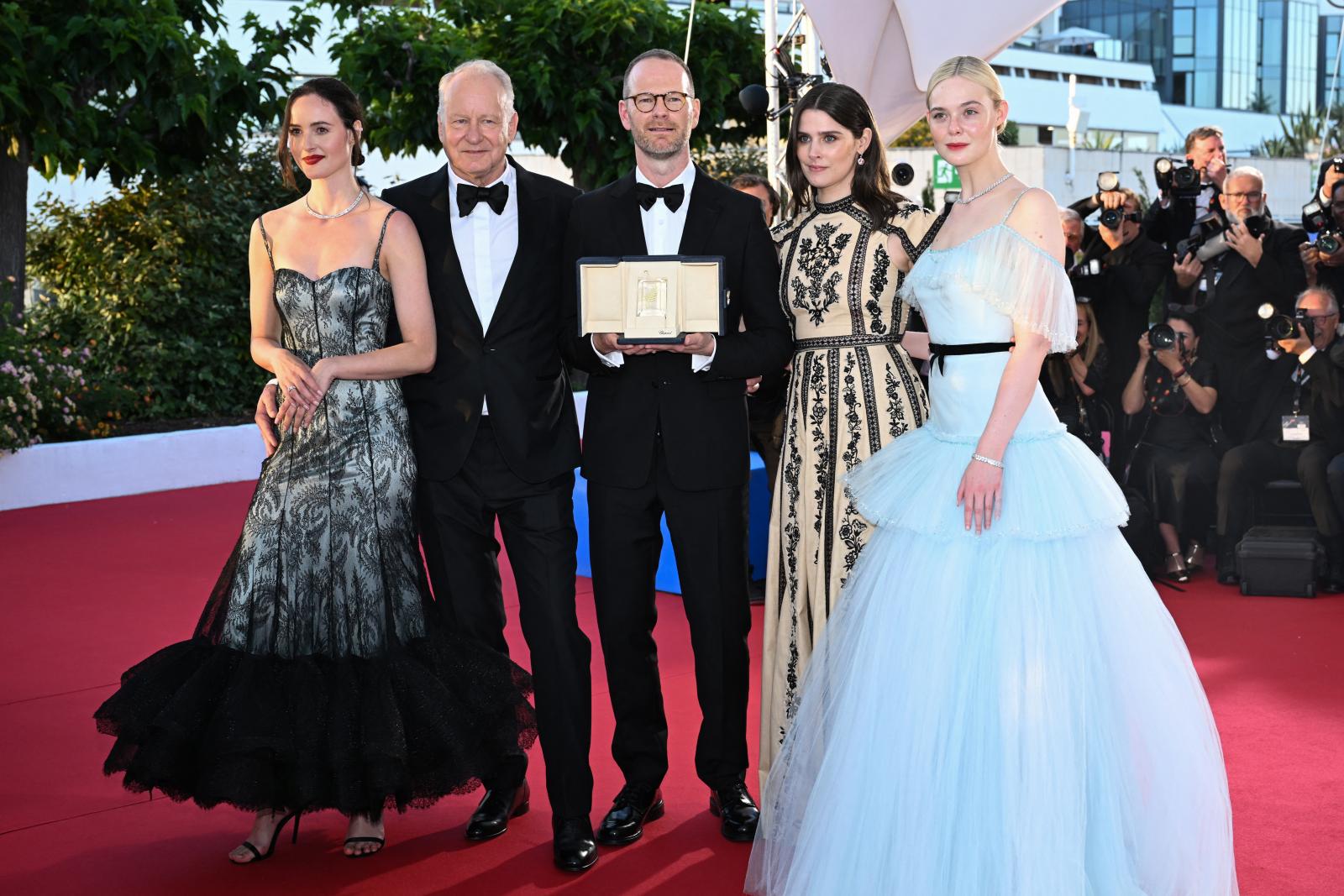 Renate Reinsve, Stellan Skarsgard, Joachim Trier,  Inga Ibsdotter Lilleaas és Elle Fanning
