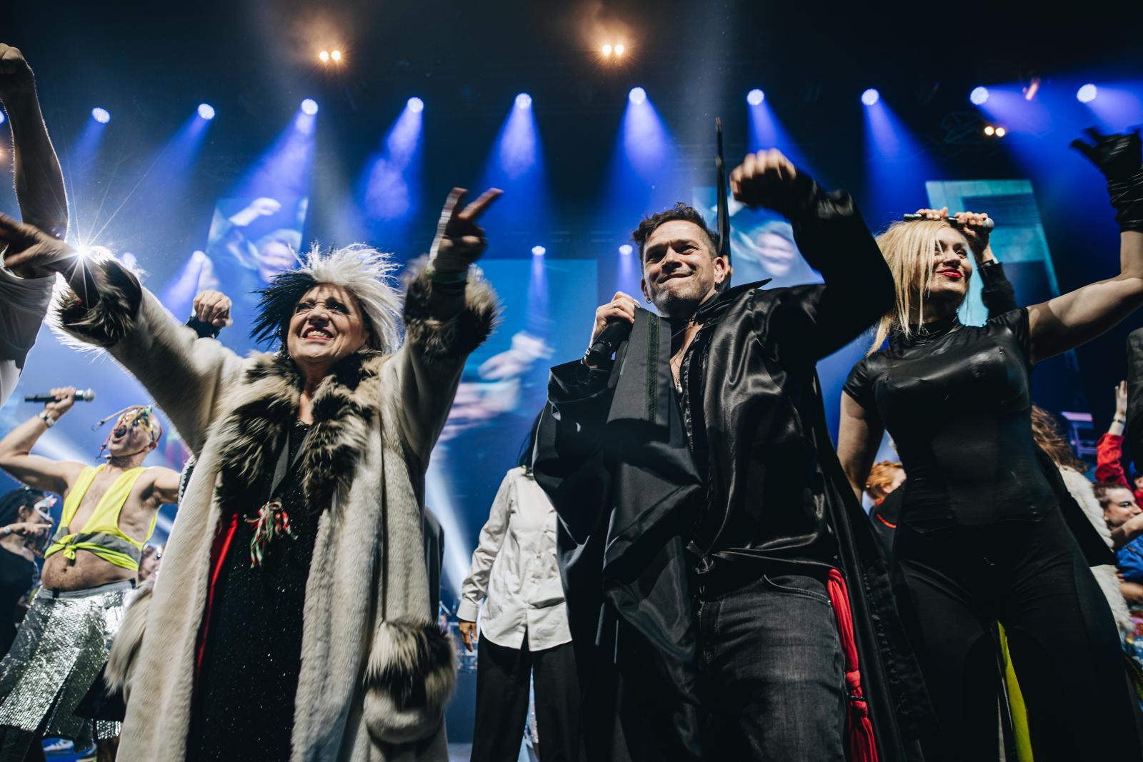 A színpadi „harcosok” csapata az Örkény 20 bulin