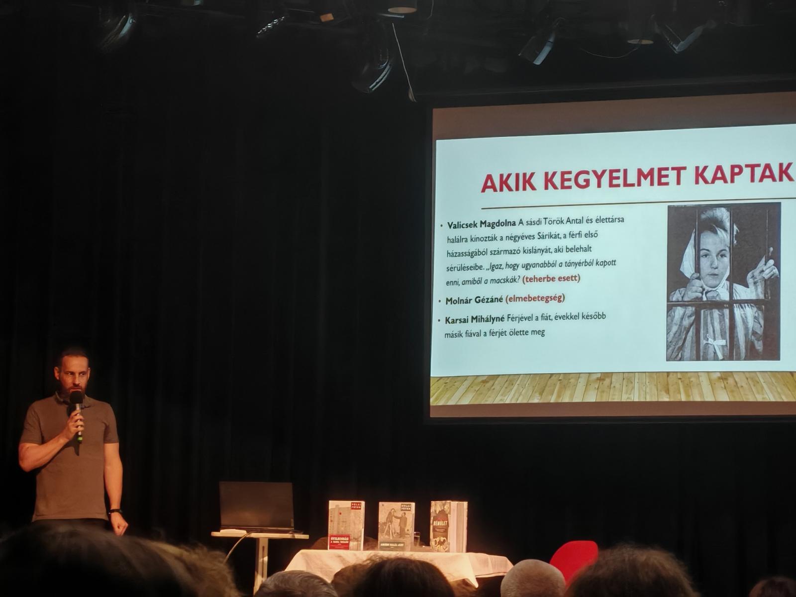 Dulai Péter a könyvbemutatón