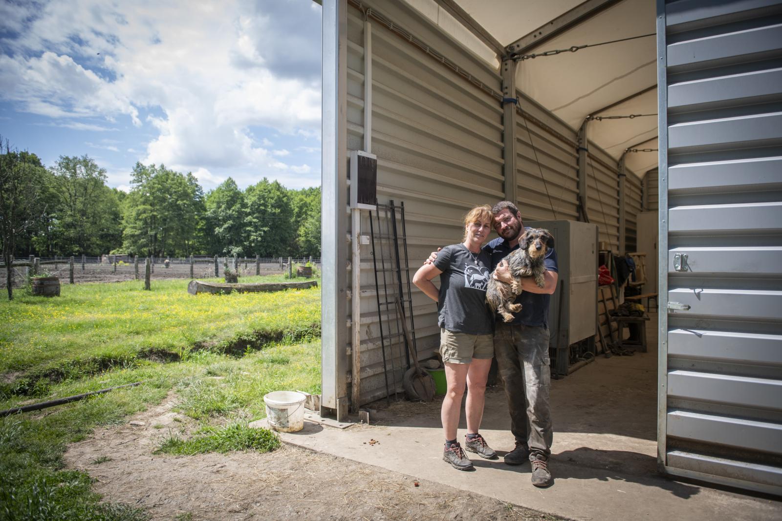 Fülöp-Sági Judit és férje, Fülöp Dániel azt meséli, eleinte senkit sem zavartak, de tavaly valaki feljelentette őket
