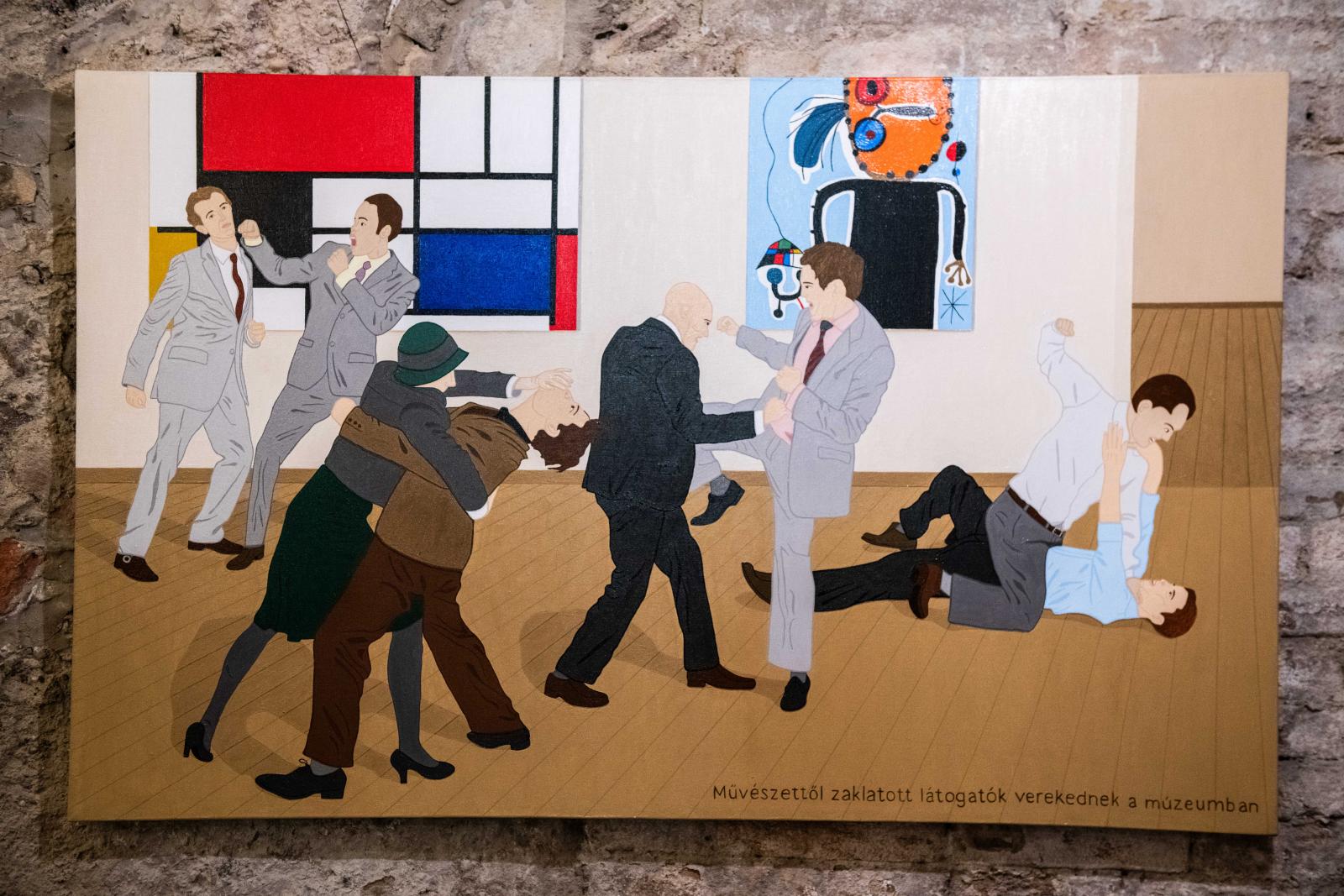 Festményein motívumok, témák és helyszínek térnek vissza