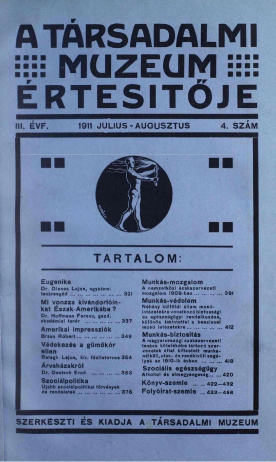 A Népegészségügyi Múzeum épülete 1928 után. Gortvay György: A Népegészségügyi Múzeum munkája. 1935. Budapest: Egyesült Nyomda. 14.