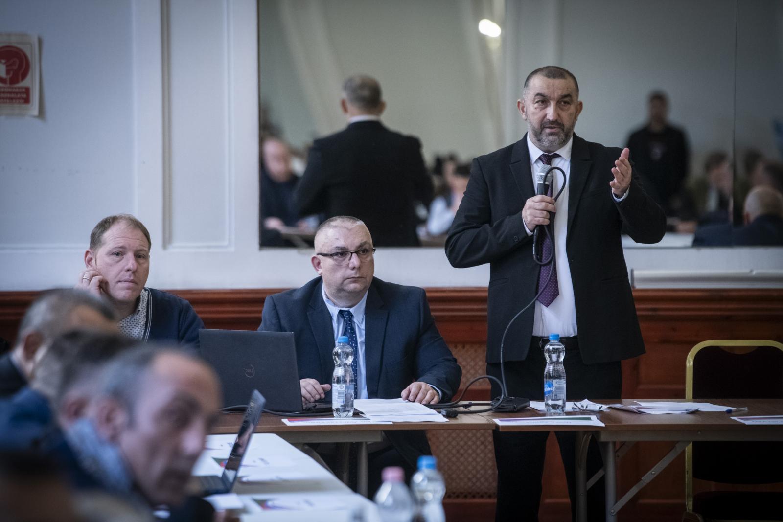 Aba-Horváth István az MROÖ januári közgyűlésén
