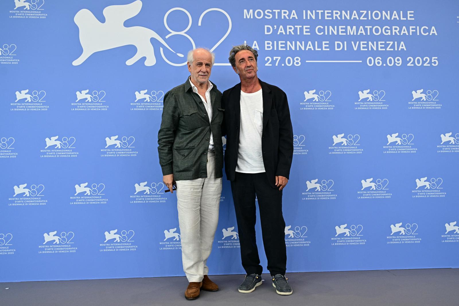 Paolo Sorrentino főszereplőjével, Toni Servillóval Velencében