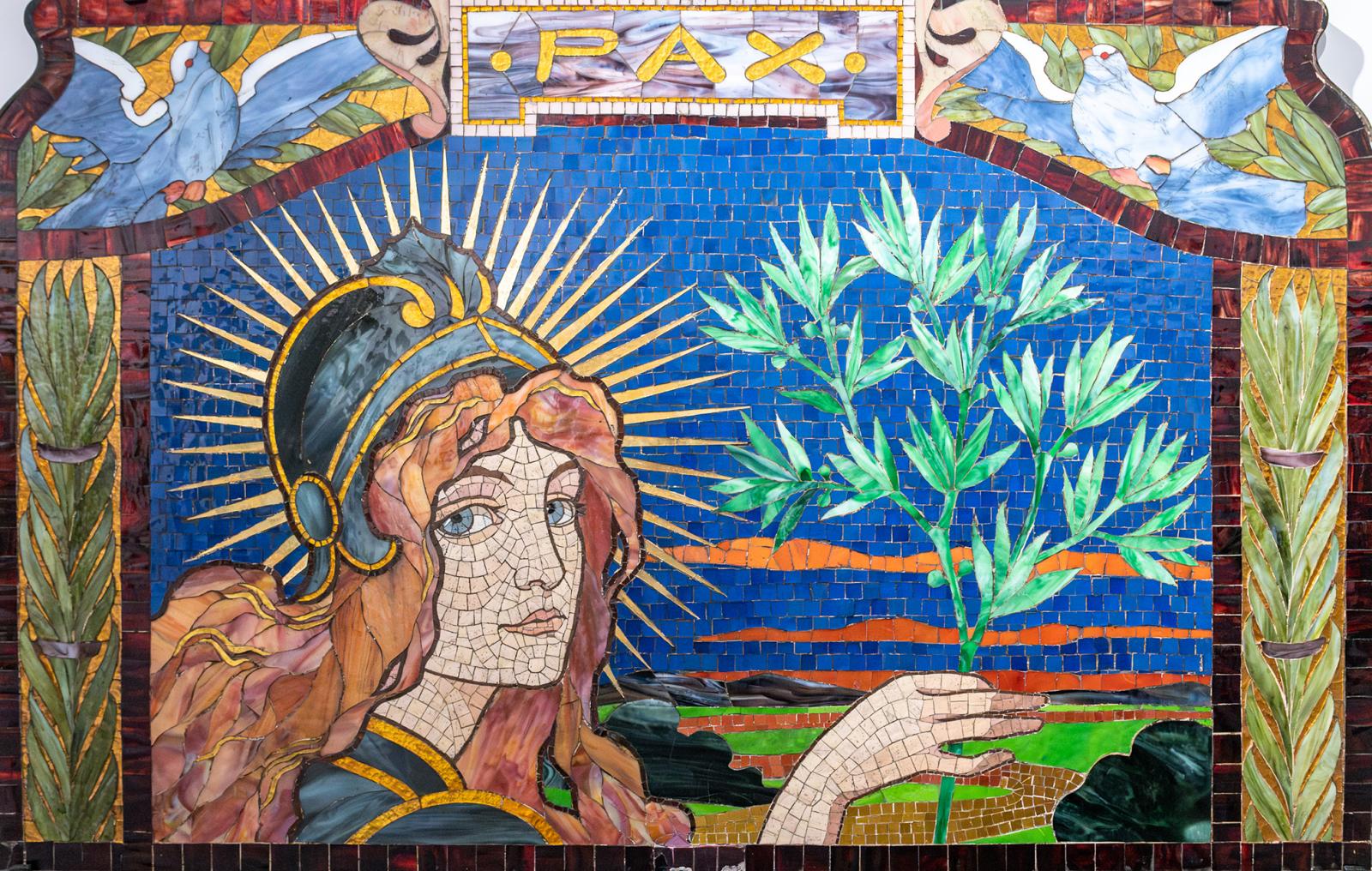 A művész 1900-ban készült Pax (Béke) című alkotása, melyért az 1900-as párizsi világkiállításon elnyerte az ezüstérmet