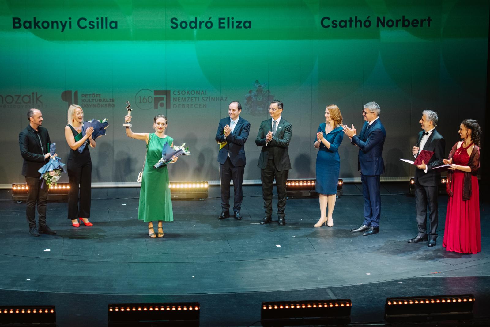 Az idei Kaszás Attila-díj kitüntetettje: Sodró Eliza