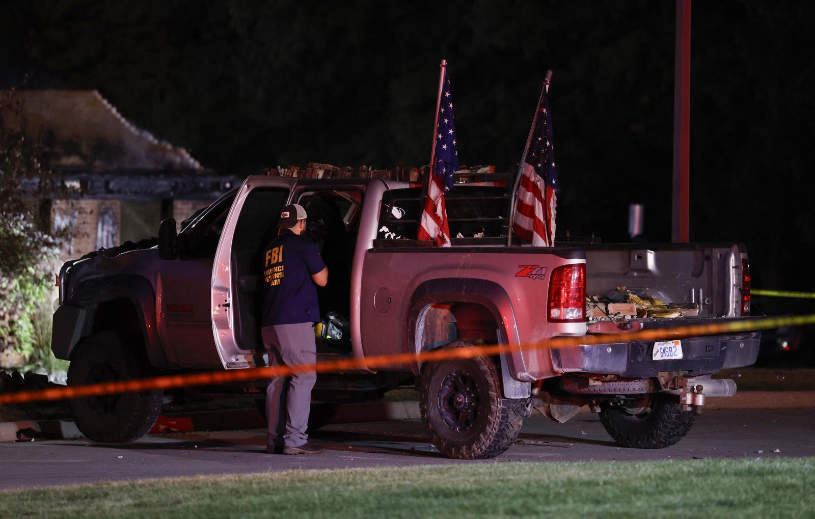 A gyanúsított kisteherautója