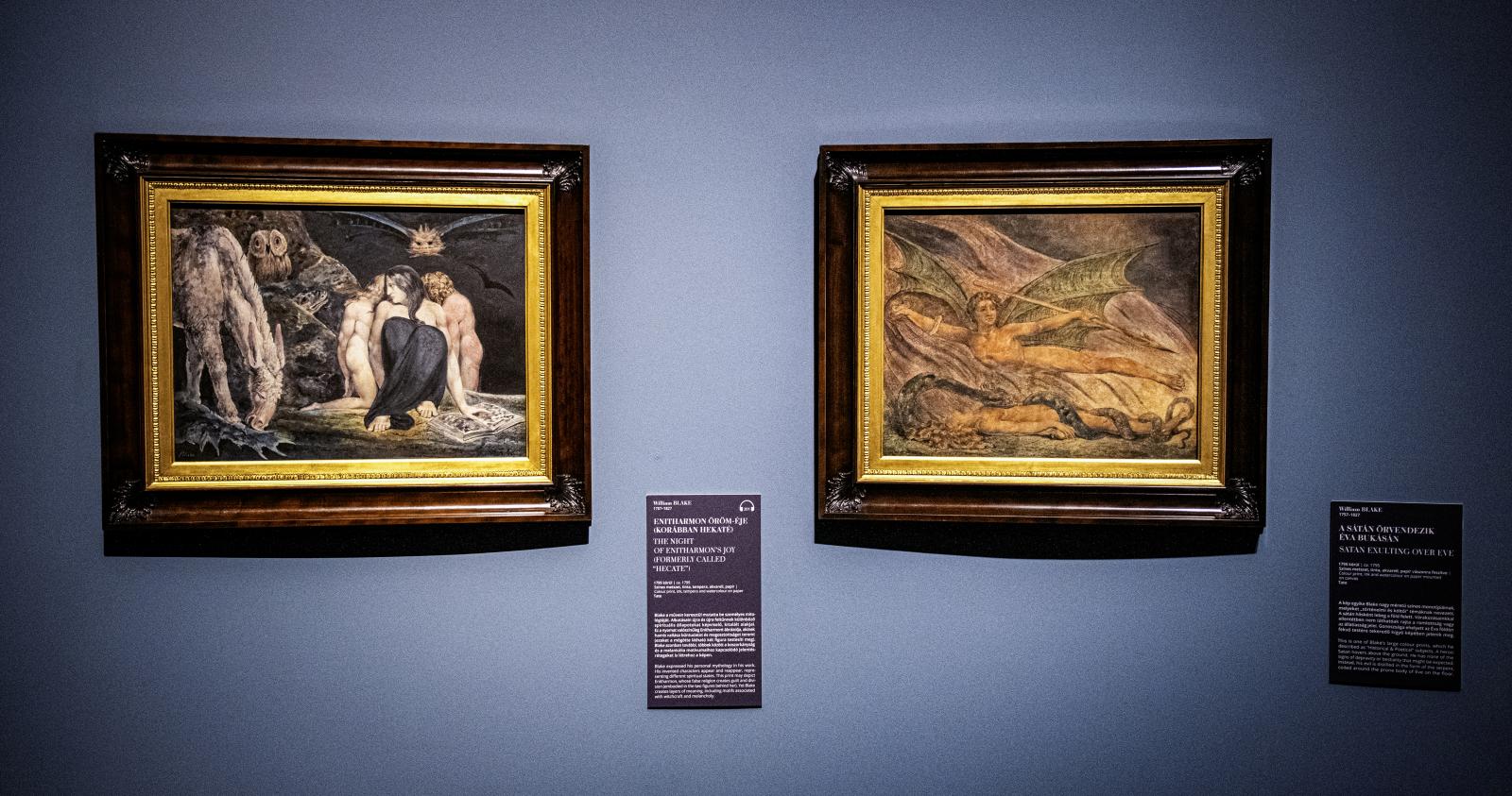 ;William Blake: Enitharmon öröm-éje (korábban Hekaté), 1795 körül