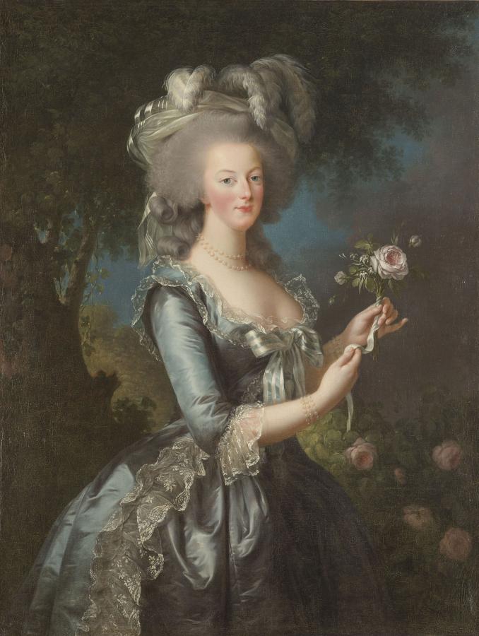 Élisabeth-­Louise Vigée Le Brun: Marie Antoinette rózsás portréja (1783)