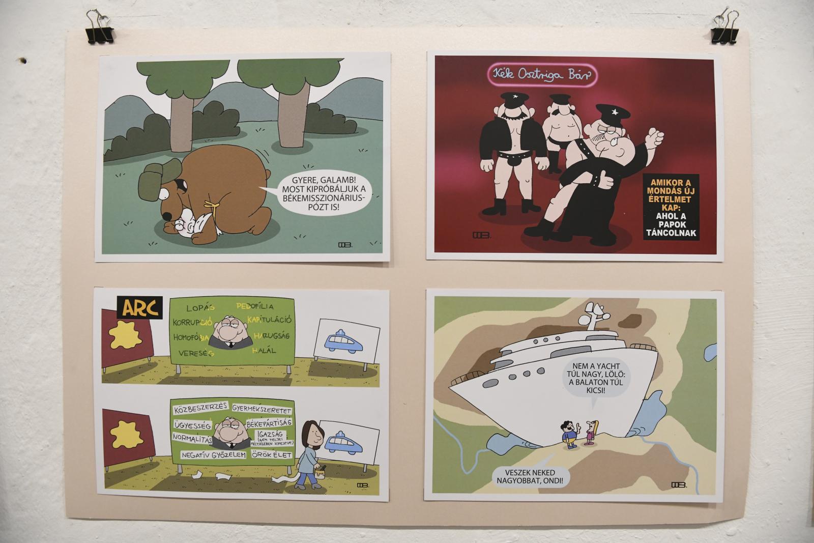 Weisz Béla karikatúrái az elmúltnyócévből