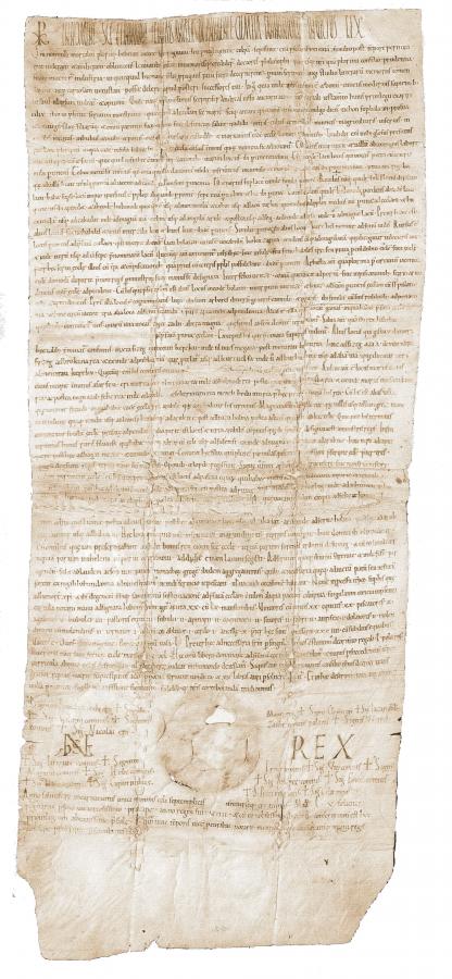 Az egyik legfontosabb magyar nyelvemlék:
a tihanyi apátság alapítólevele