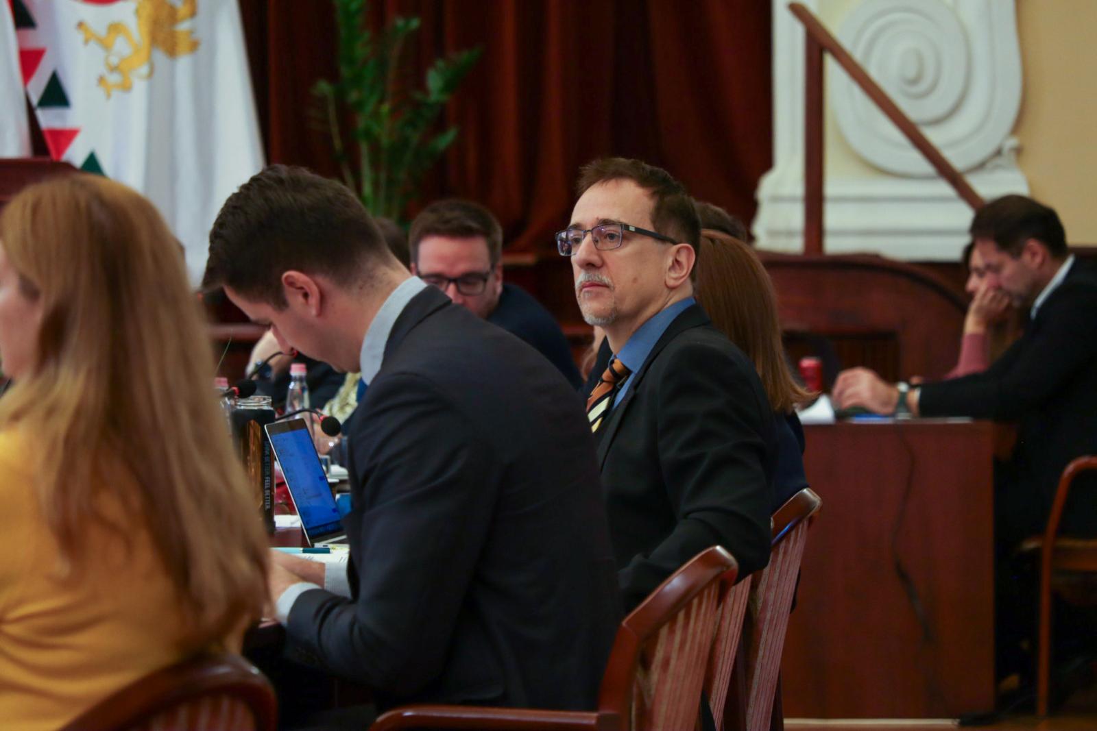 Orbán Árpád a fővárosi közgyűlés ülésén november 26-án