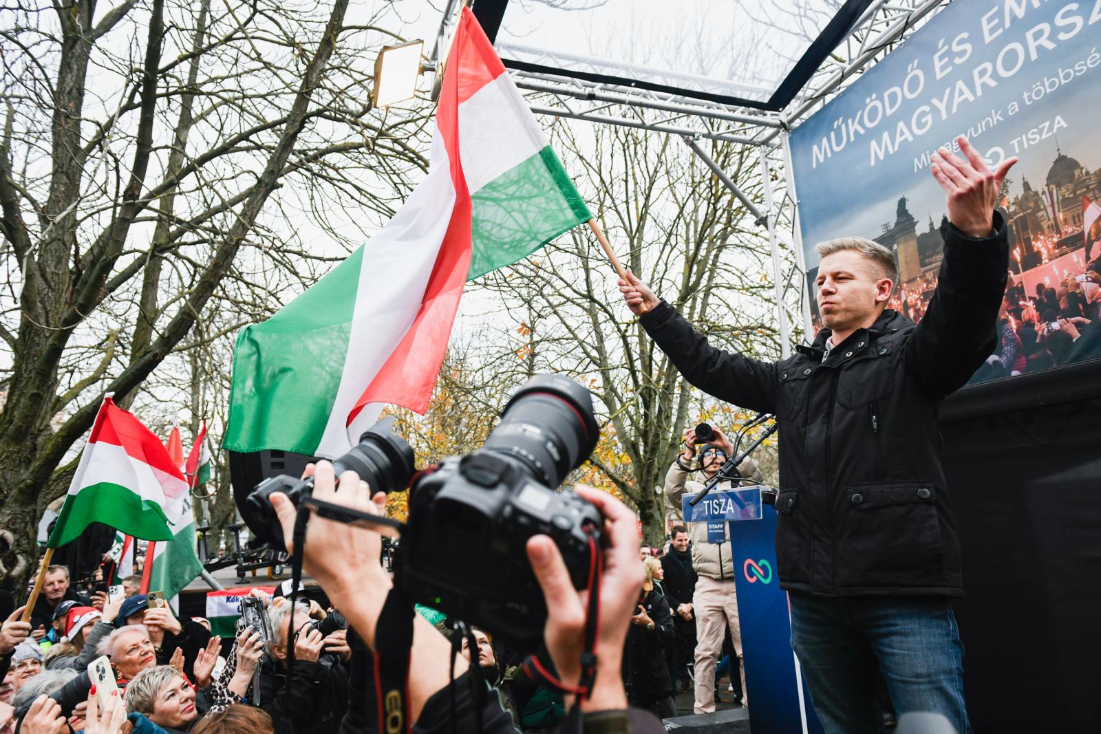 A Tisza Párt gyűlése Kecskeméten december 6-án