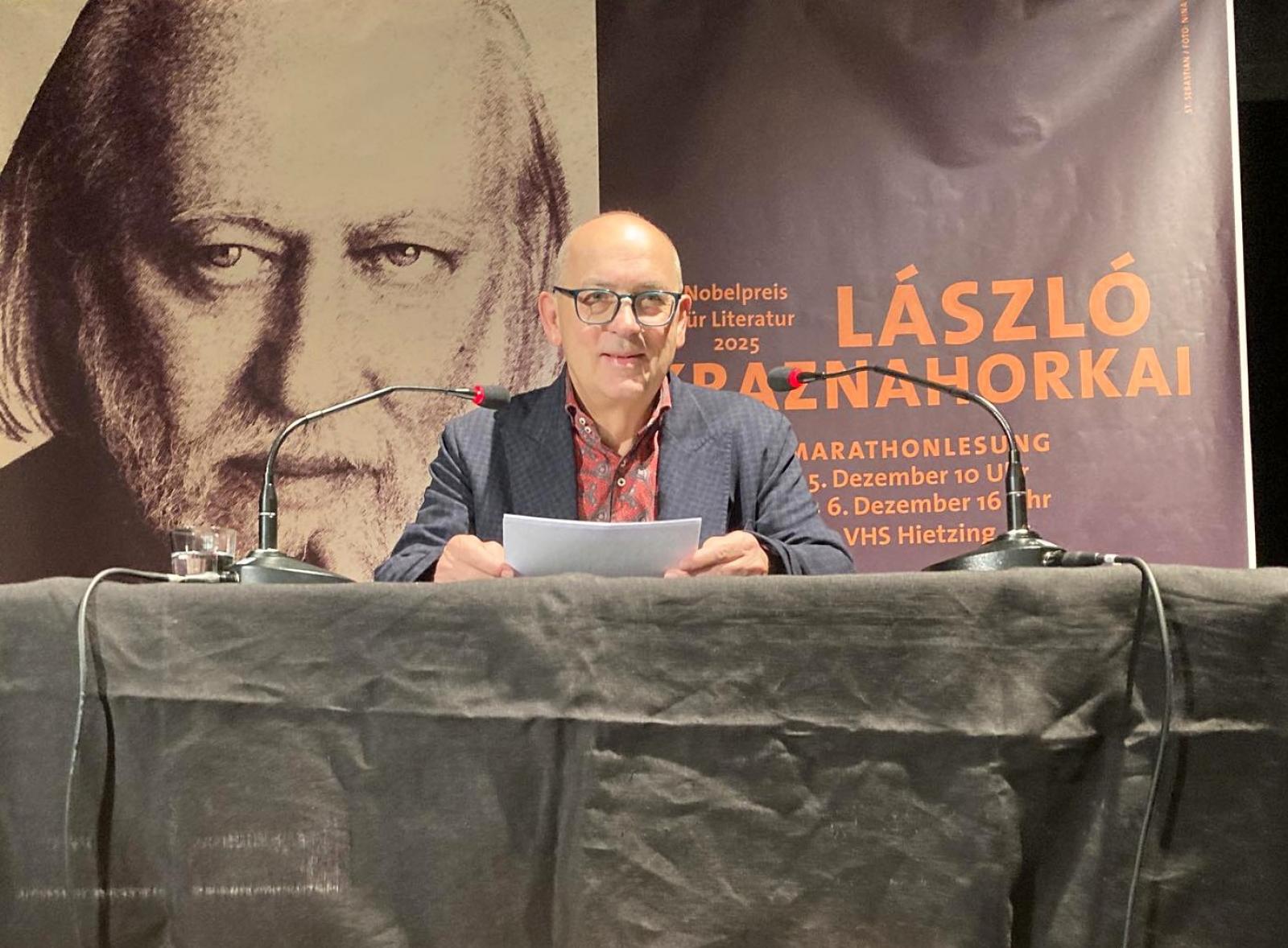 Robert Streibel, a maraton főszervezője.