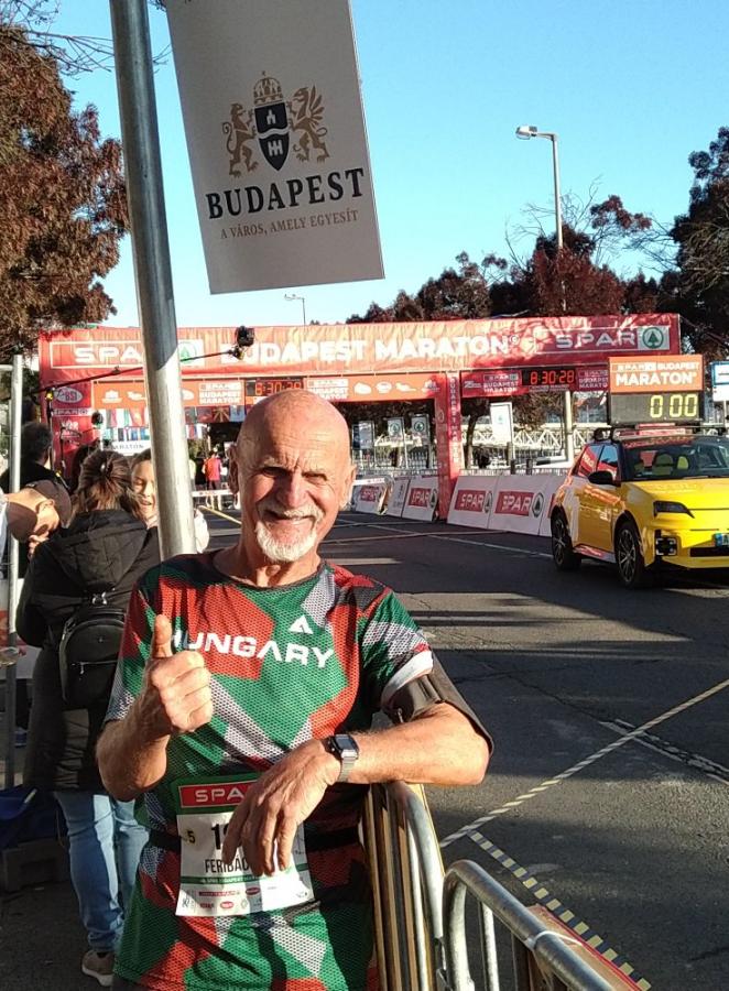 Kis Ferenc a Spar Budapest Nemzetközi Maraton előtt