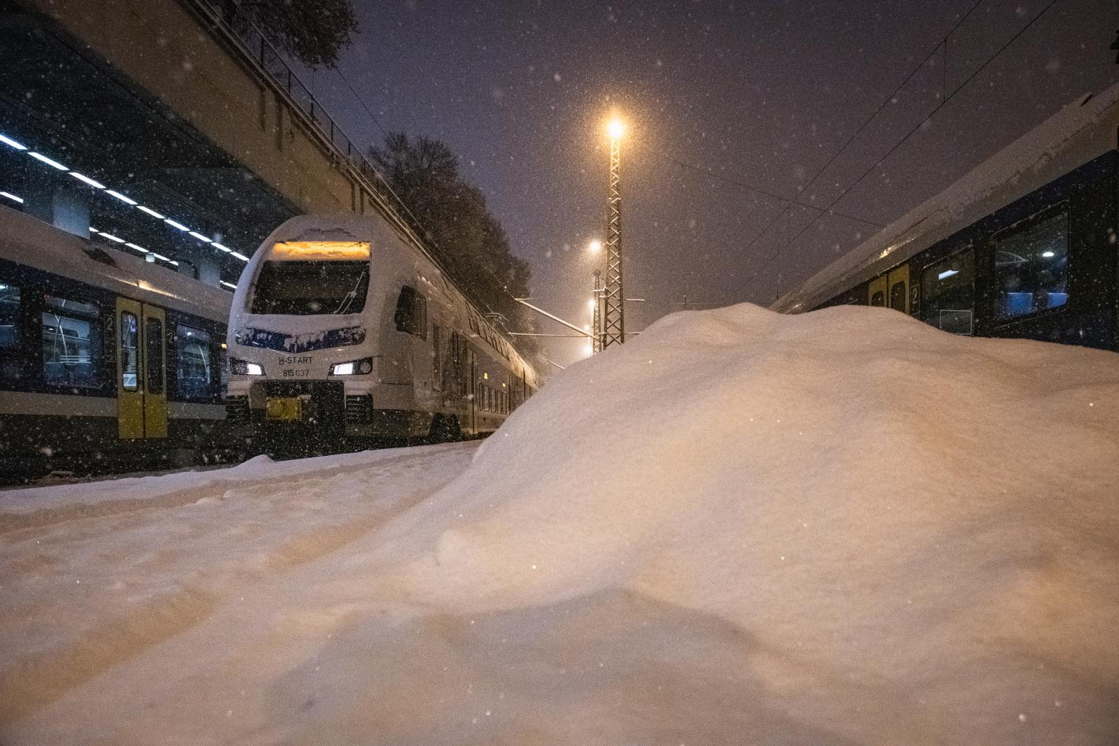 Több vonat sem közlekedik a téli időjárás miatt