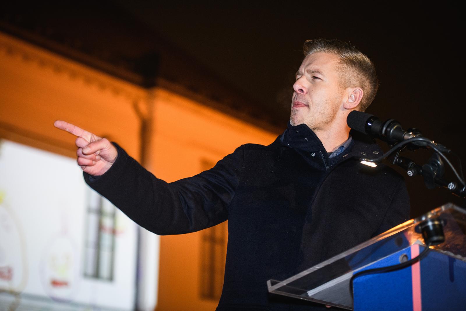 Magyar Péter: A Fidesz úgy sorosozza Orbán Anitát, hogy 2020‑ban még NATO‑vezetőnek akarta jelölni