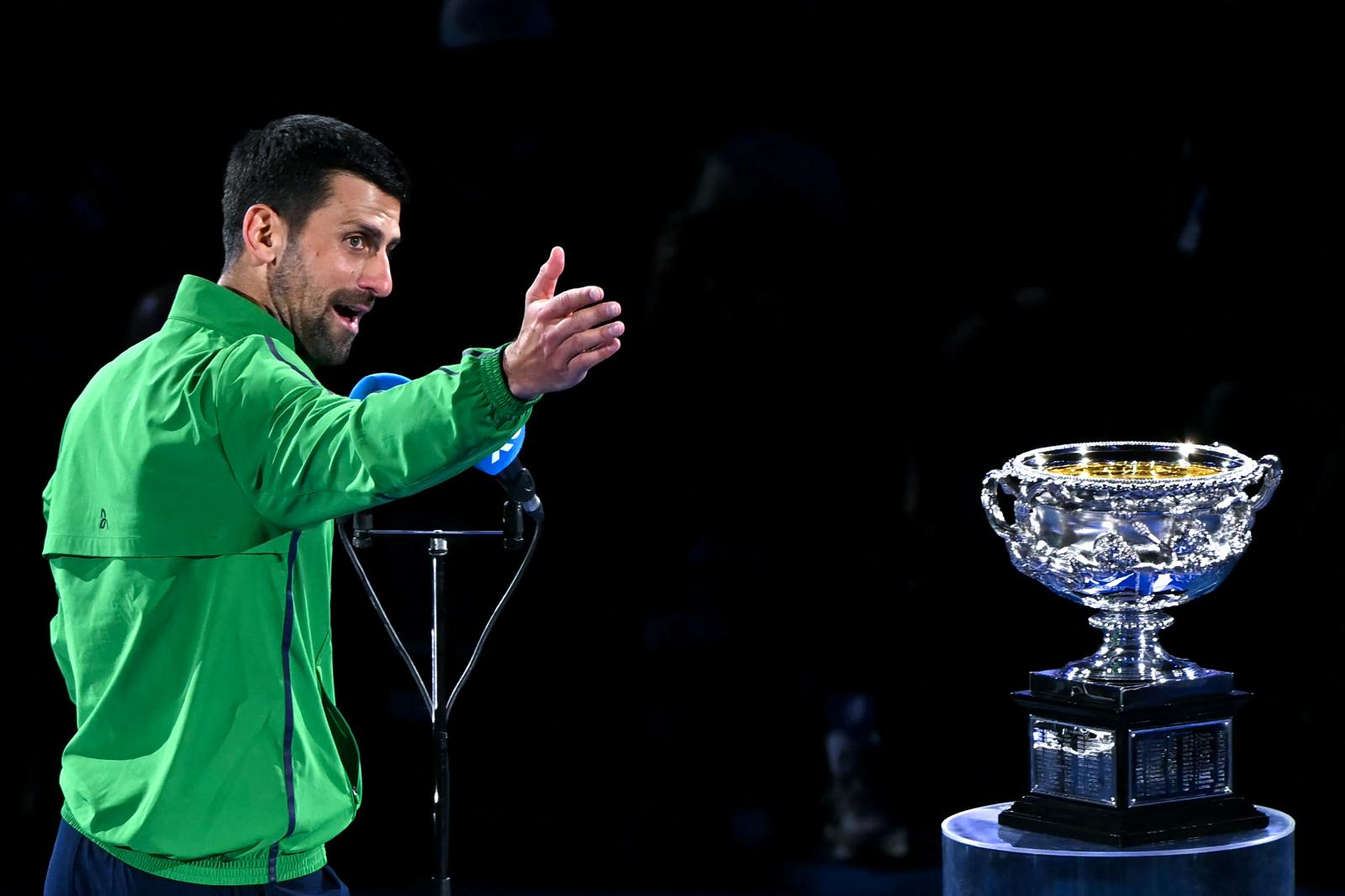 Az Australian Open ezüstérmese, Novak Djokovic a rákbetegek javára ajánlotta fel rekordjutalmát