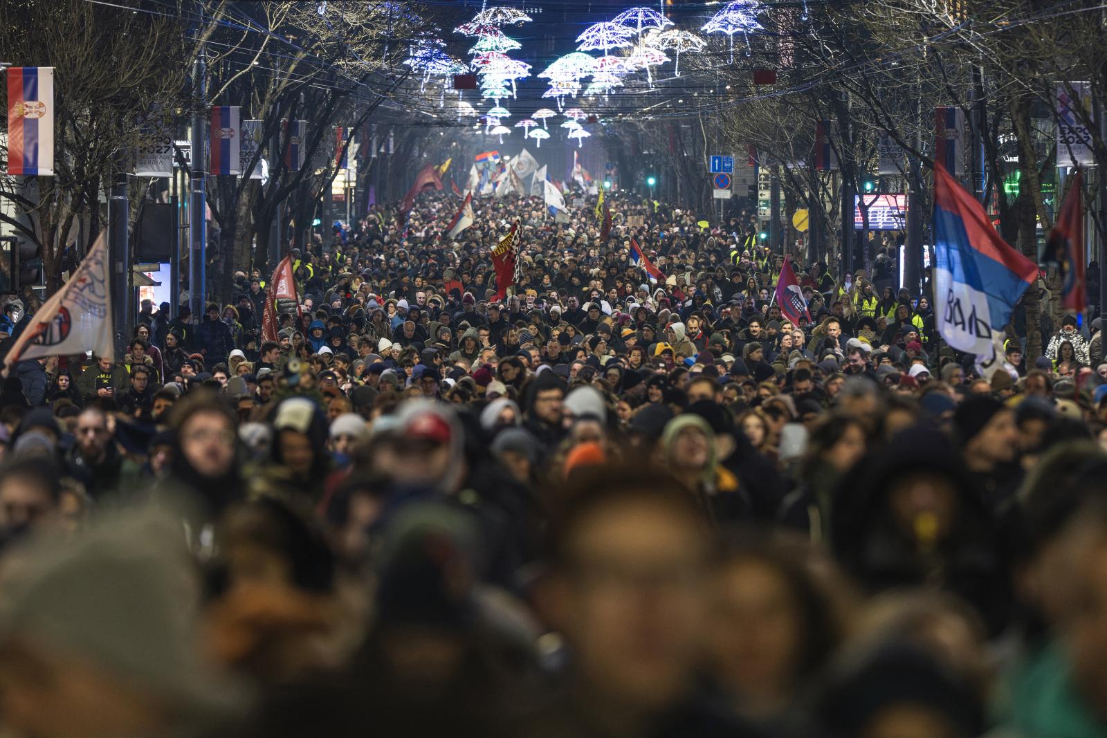 Több mint 15 hónapja tartanak a Vučić-rezsim elleni tüntetések