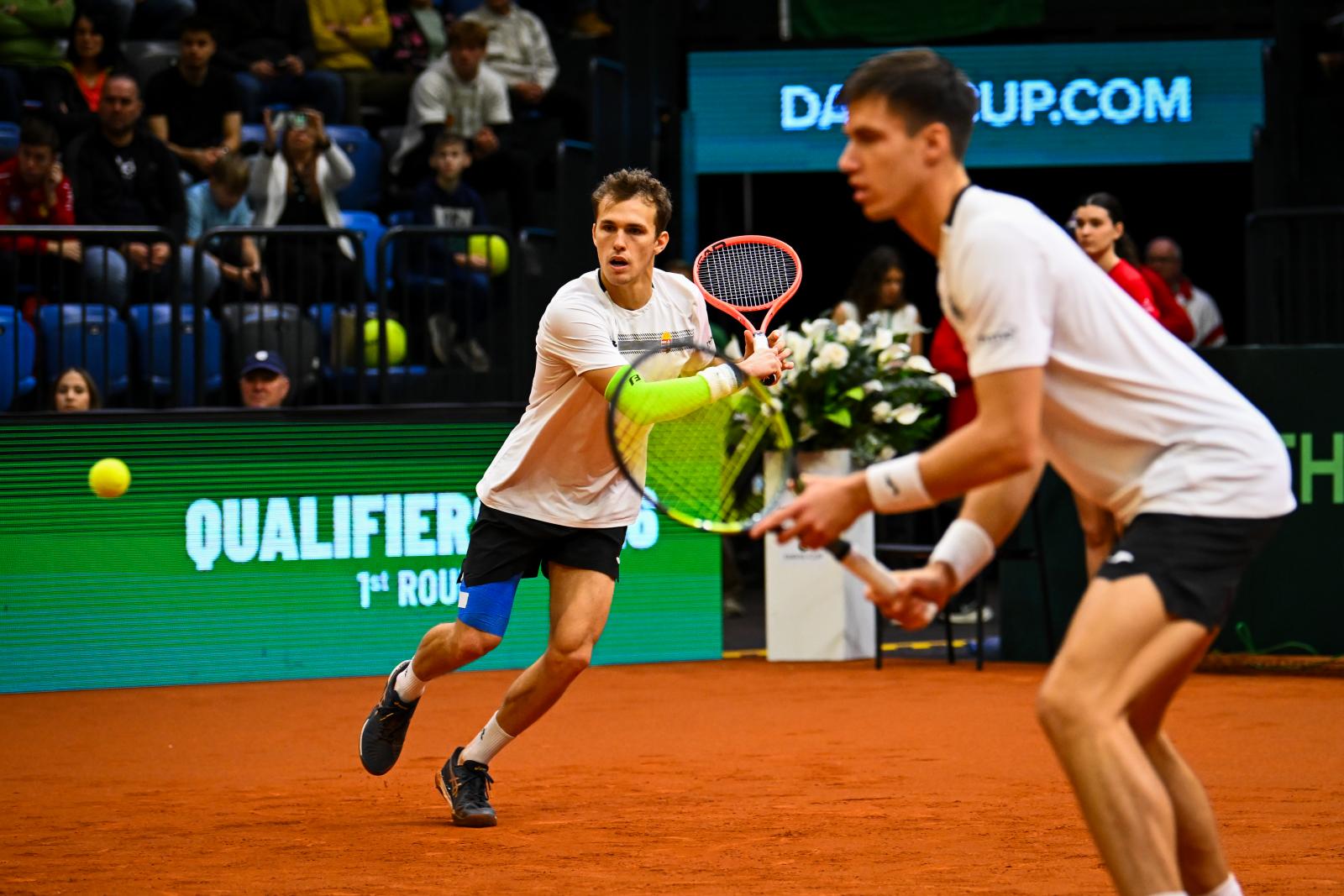 Oda a páros is, sima vereség az USA-tól a Davis-kupában