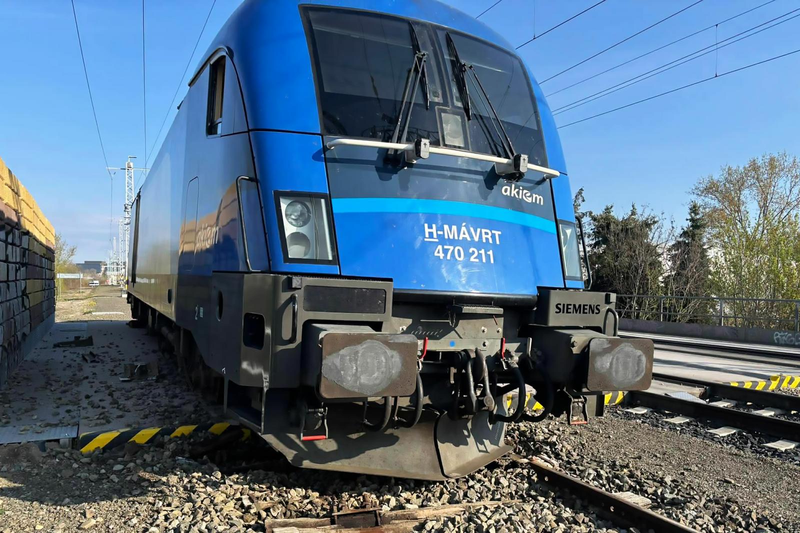 Kisiklott egy mozdony a Soroksári út állomáson