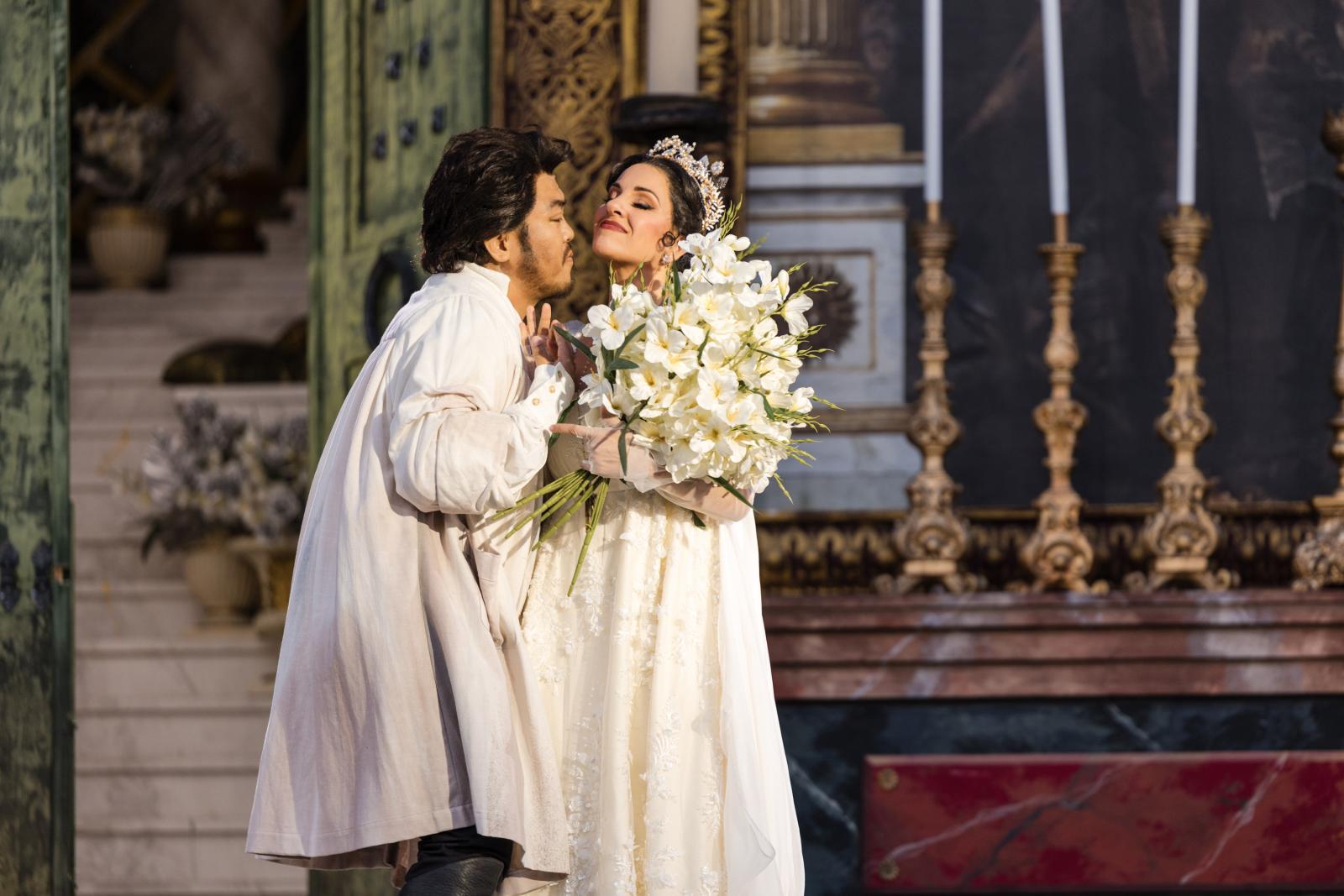 Cavaradossi és Tosca egyik kettőse, Yongzhao Yu és Joyce El-Khoury