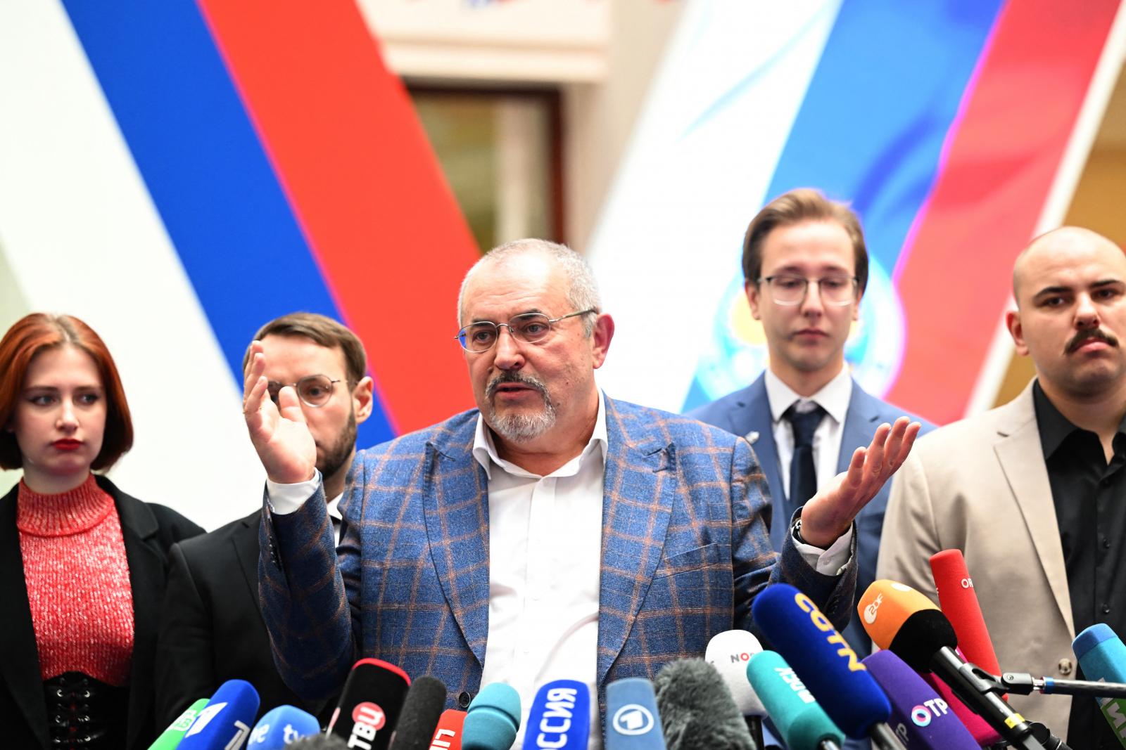 Borisz Nagyezsdin Moszkvában, 2024. február 8-án