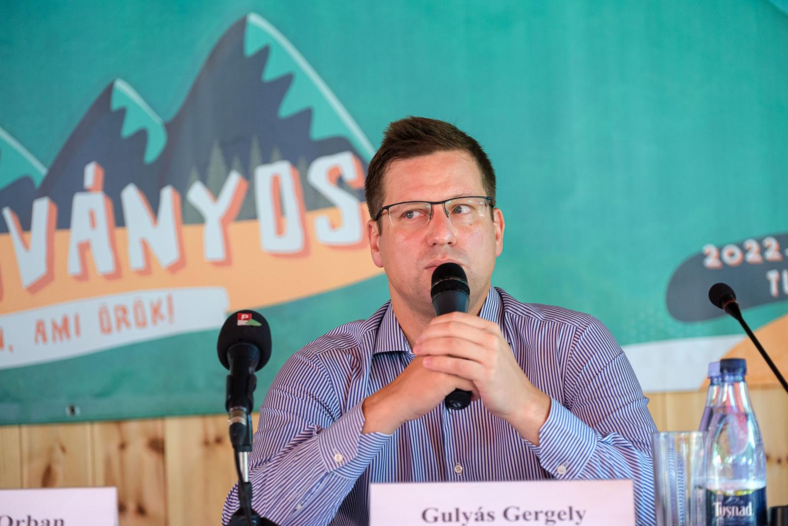 Gulyás Gergely már Tusványosra sem megy el
