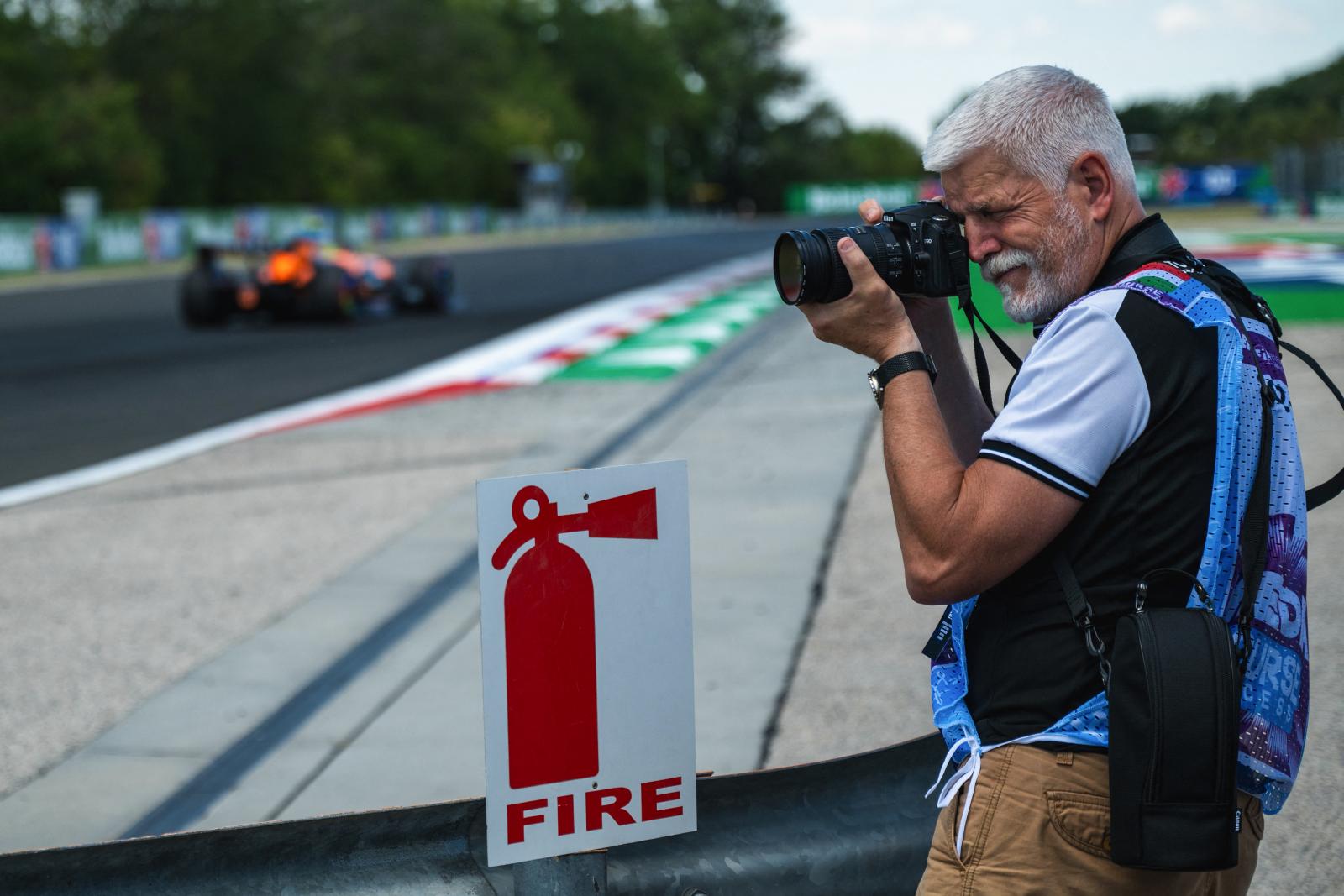 Álruhában Magyarországra jött Petr Pavel cseh elnök, a Hungaroringen fotózott egy kicsit