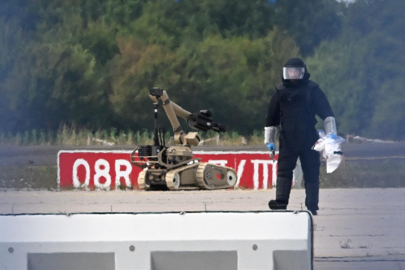 Robbanóanyagot szállító drónt találtak a lipcsei repülőtéren egy ukrán teherszállító gép közelében