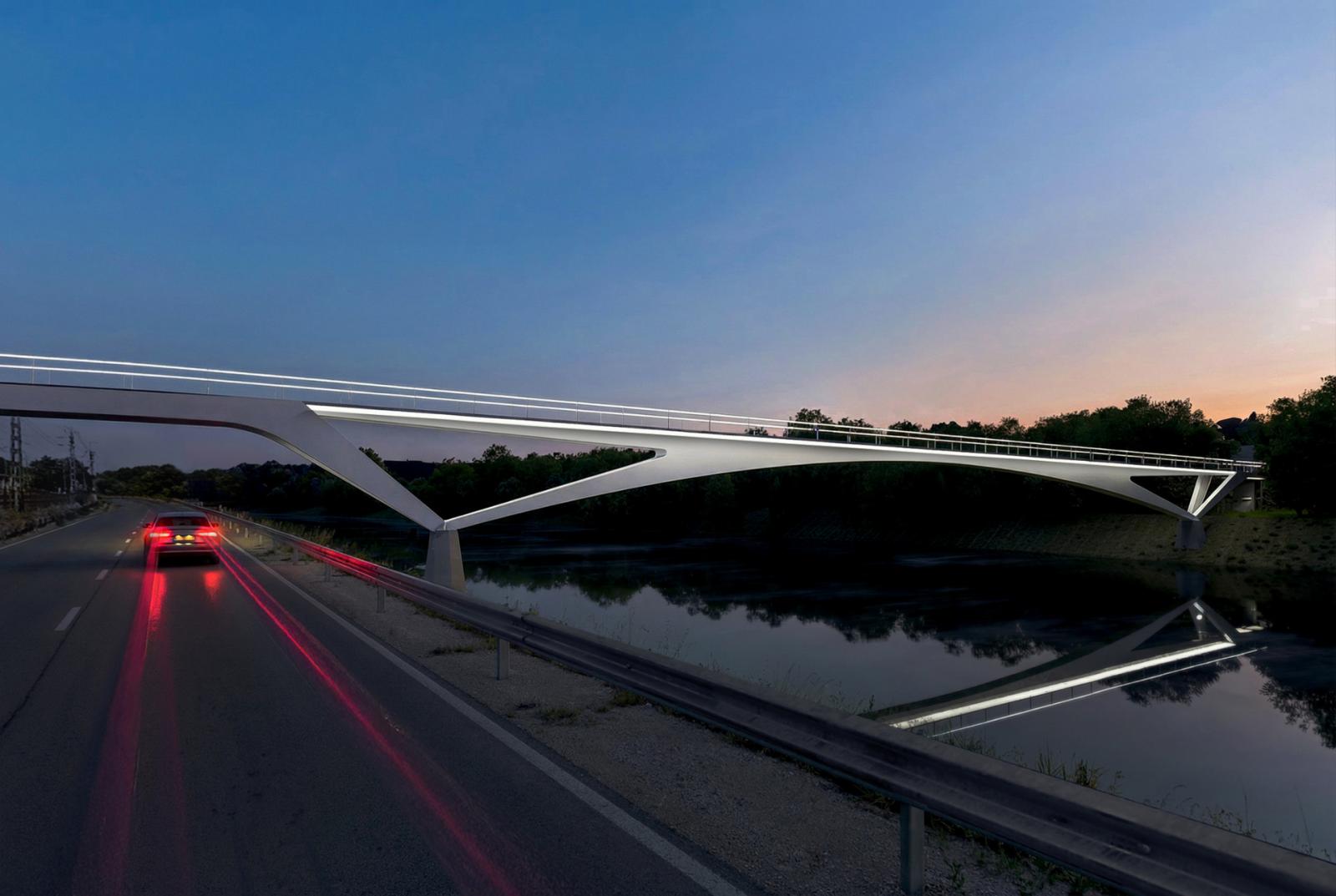 Jóváhagyta Budapest főépítésze az Óbudai-szigetre vezető 138 méteres gyalogoshíd koncepcióját