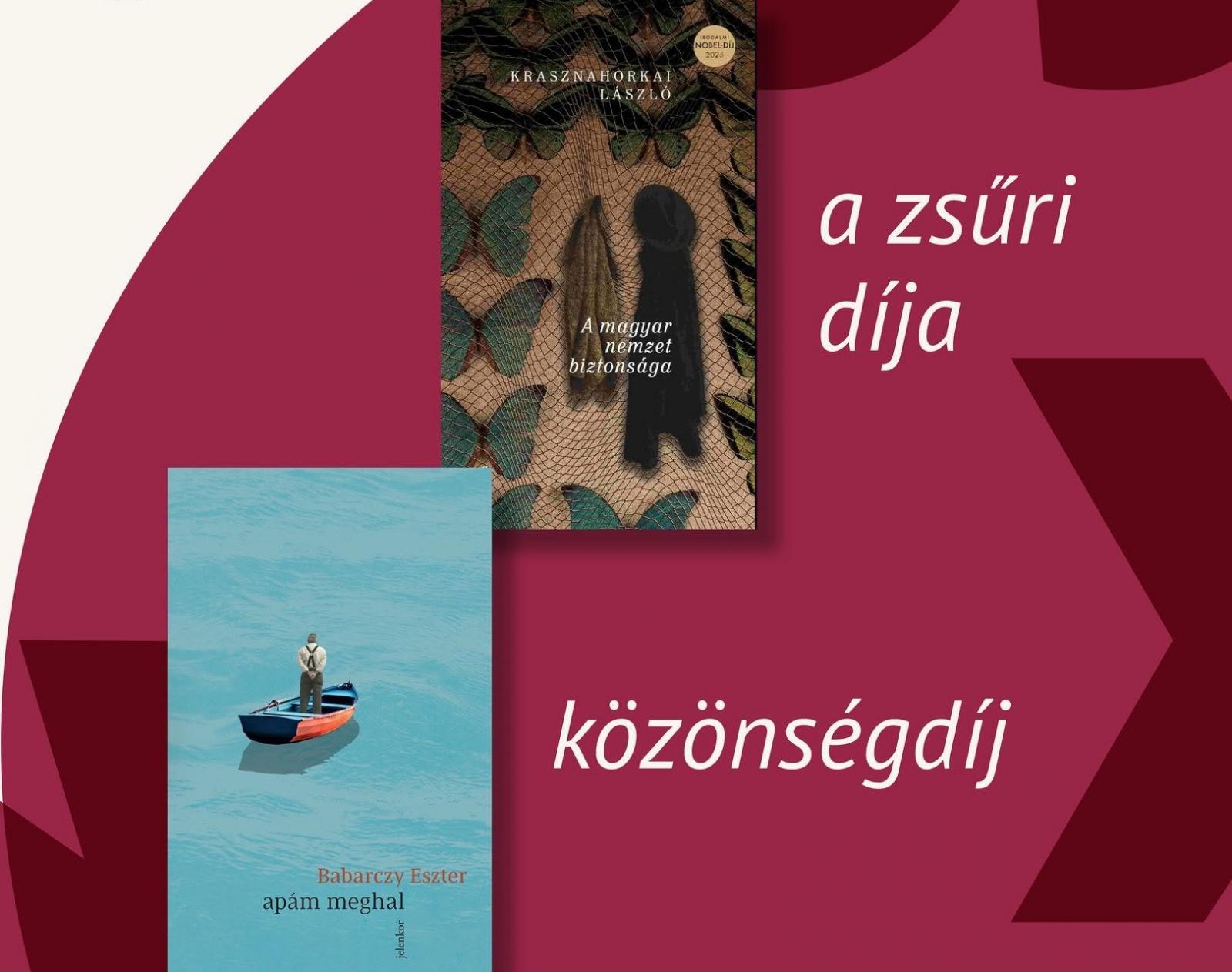 Krasznahorkai László és Babarczy Eszter nyerte a Merítés-díjat