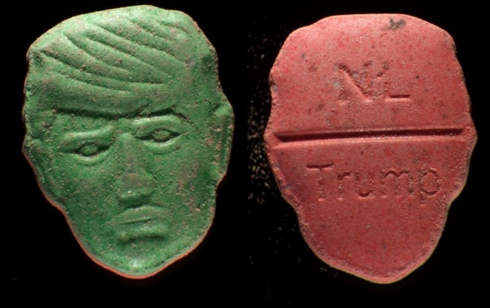 Donald Trump fejét formázó ecstasy terjed Hollandiában, halálos lehet