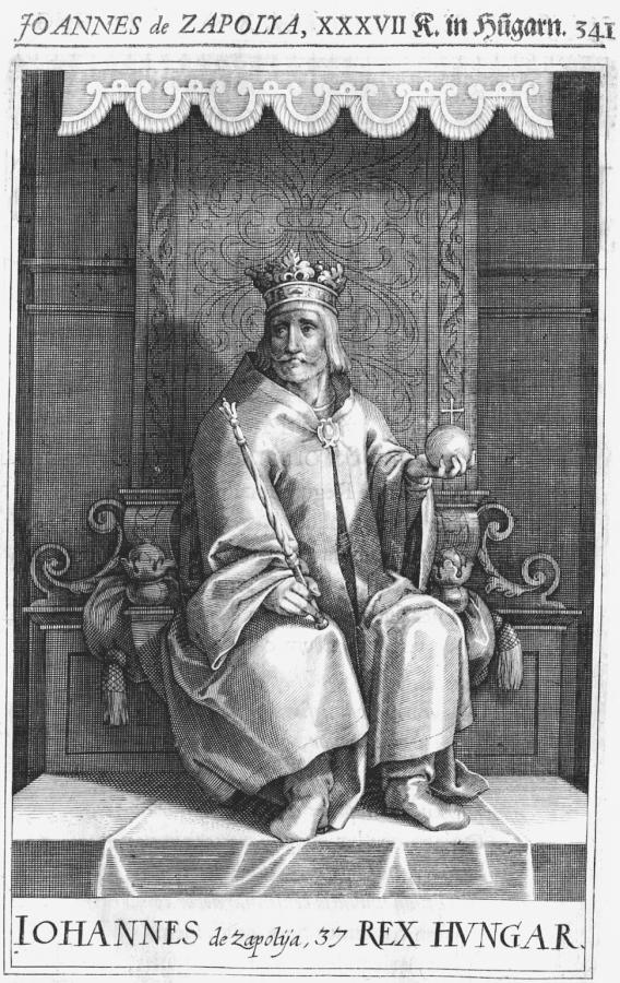  I. János magyar király, azaz Szapolyai János