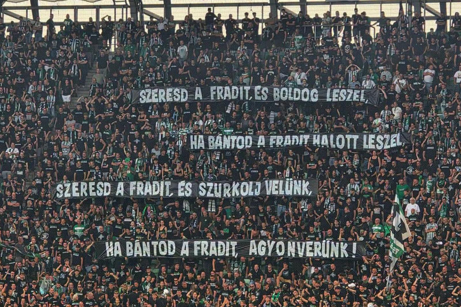 Feljelentették a halállal, agyonveréssel fenyegető Fradi-ultrákat, a BRFK egyelőre vizsgálódik