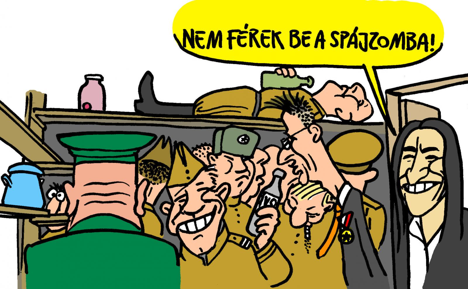Pápai Gábor karikatúrája