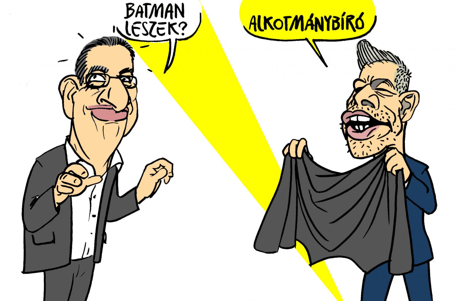 Pápai Gábor karikatúrája