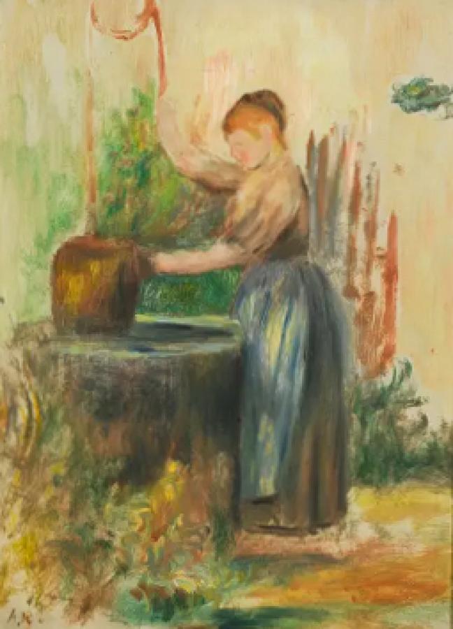 A Fiatal nő a kútnál című Renoir-festmény sem került még elő