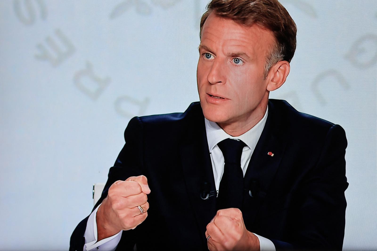 Emmanuel Macron szerint Franciaország is célpontjává válhat egy orosz dróntámadásnak