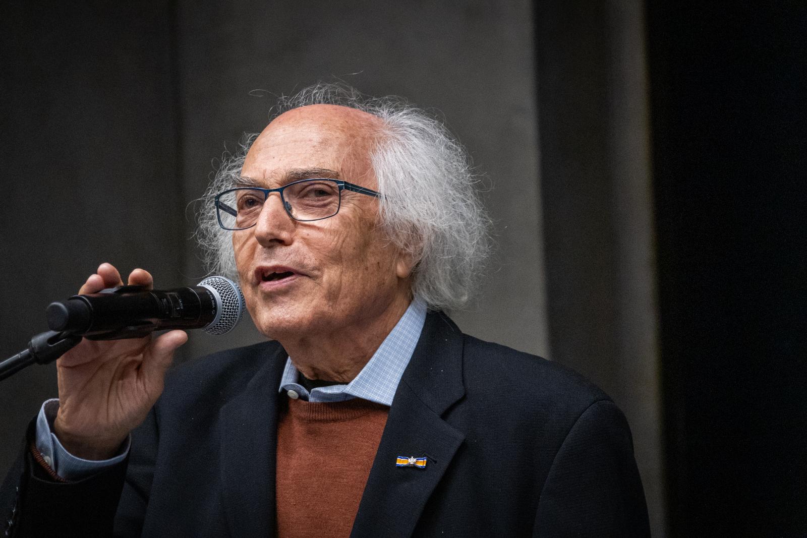 Karácsony Gergely főpolgármester beszédet mond a World Press Photo 2026 kiállítás megnyitóján a budapesti Biodómban 2026. szeptember 24-én