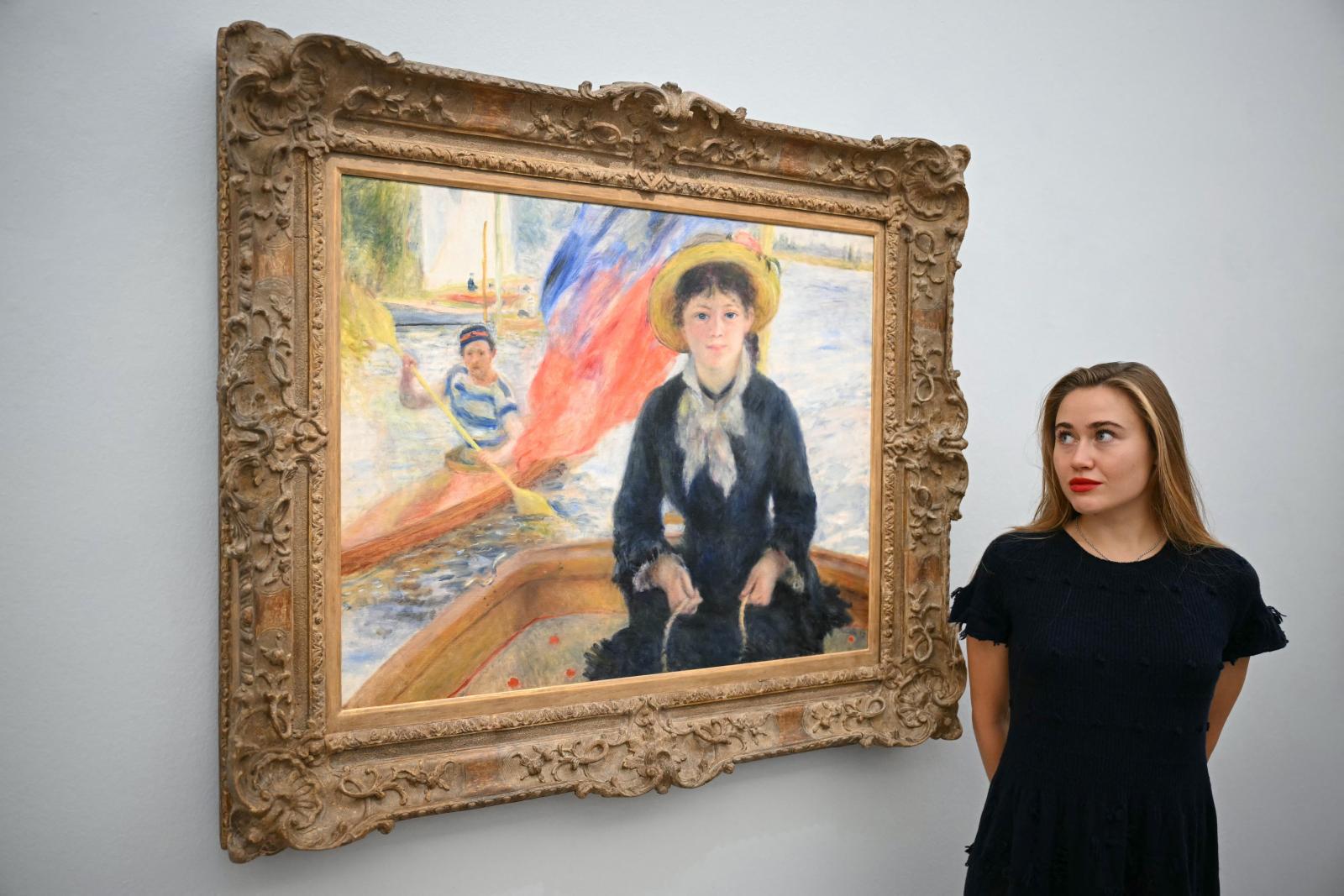Renoir: Csónakban (1877)