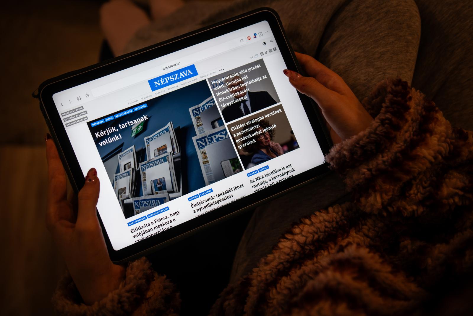 Újra frissül a Népszava Online
