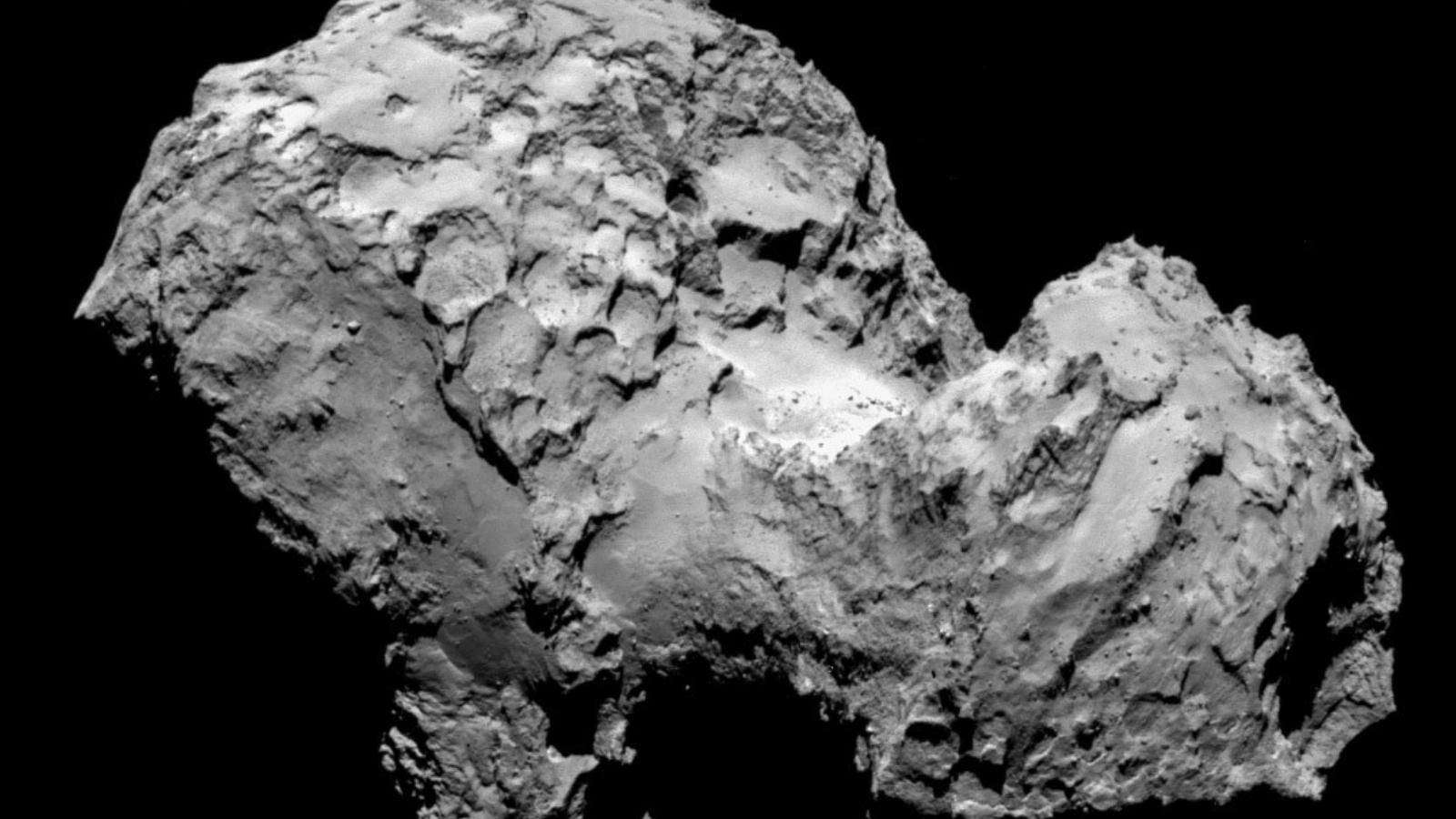 A 67P/C-G nevezetű üstökös a Rosetta-űrszonda által készített felvételen
FOTÓ: EUROPRESS/GETTY IMAGES