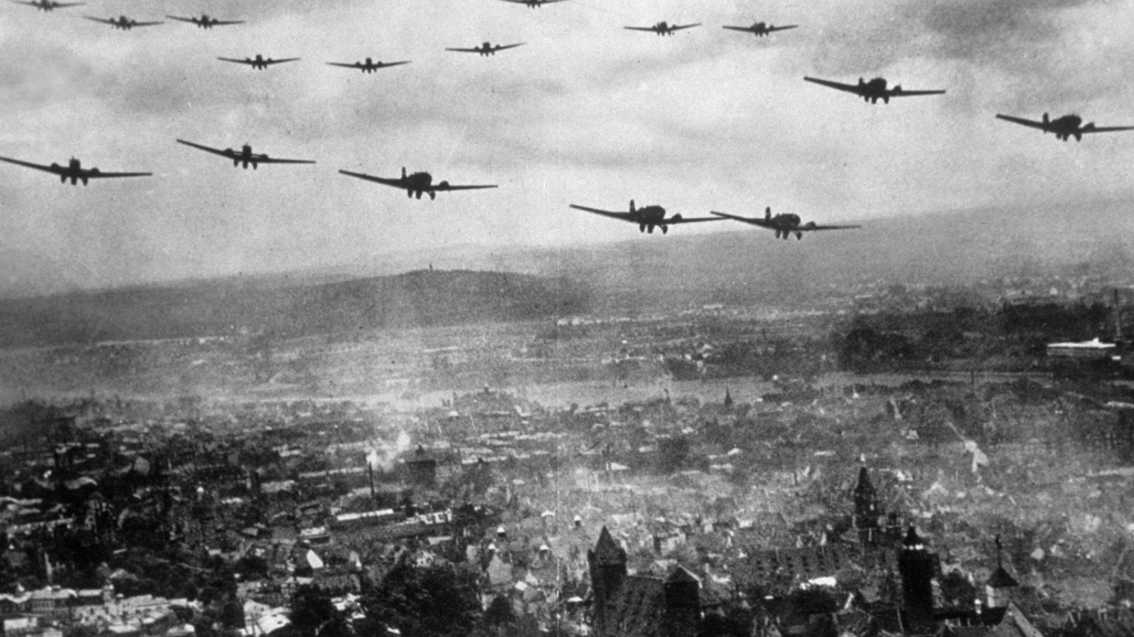 A II. világháború a német légierő, a Luftwaff e bombázásával vette kezdetét FOTÓ: EUROPRESS/GETTY IMAGES