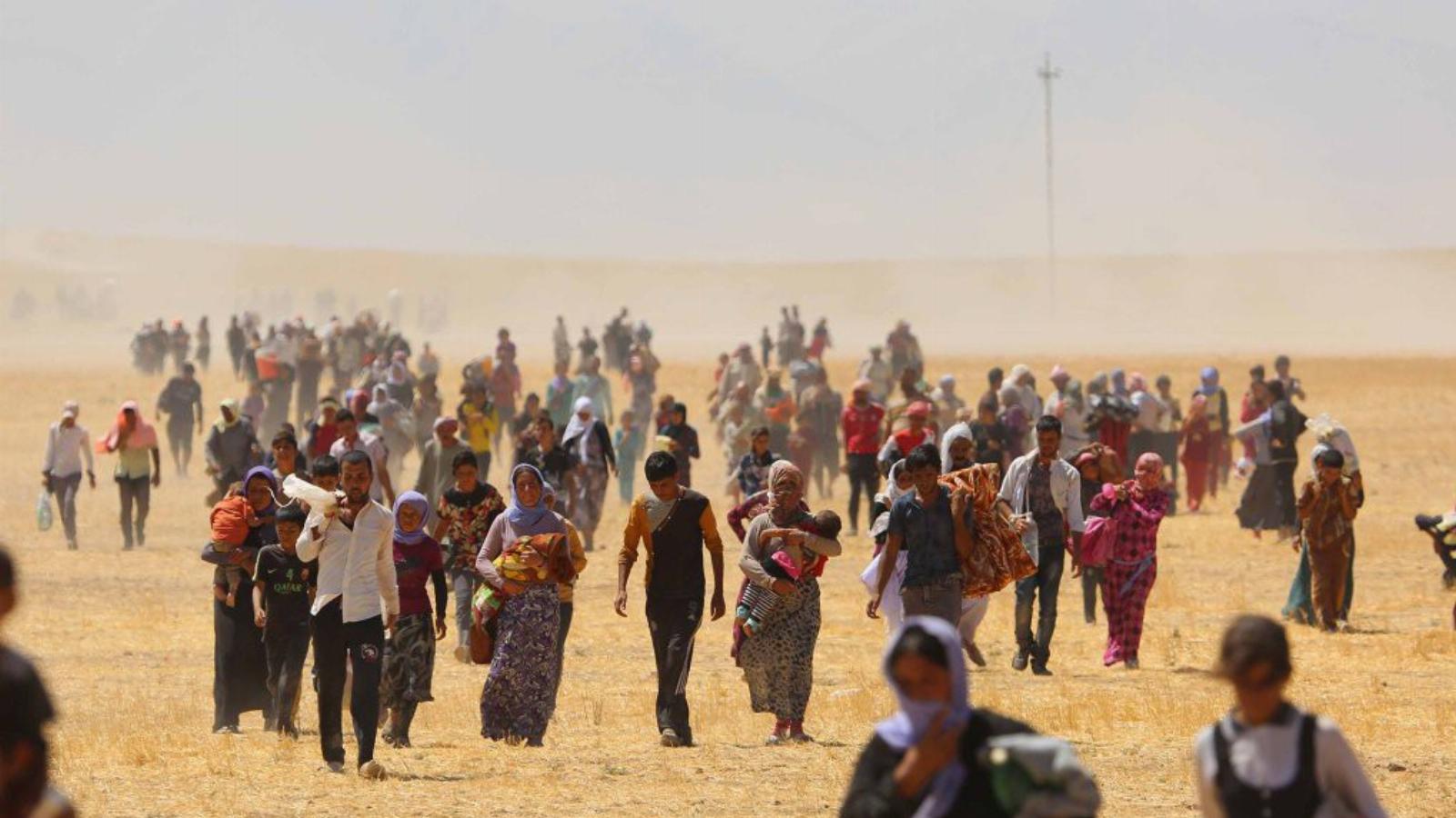 Továbbra is tömegesen menekülnek az emberek Irakból FOTÓ: EUROPRESS/GETTY IMAGES/SPENCER PLATT