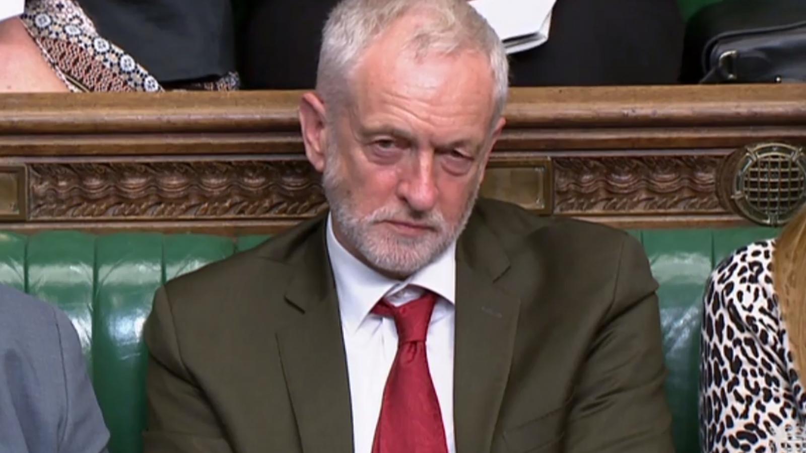 Jeremy Corbyn a parlamentben